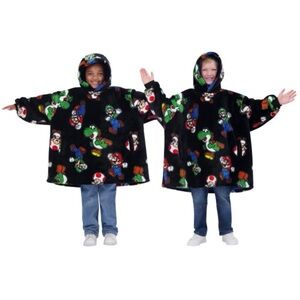 🆕 Super Mario Plush Lined Oversized Hoodie Kids